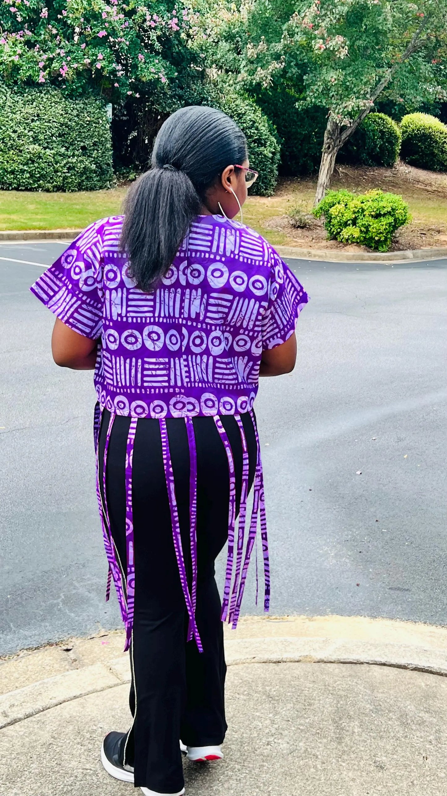 Women's African Style Crop Top | DelightfulCouture