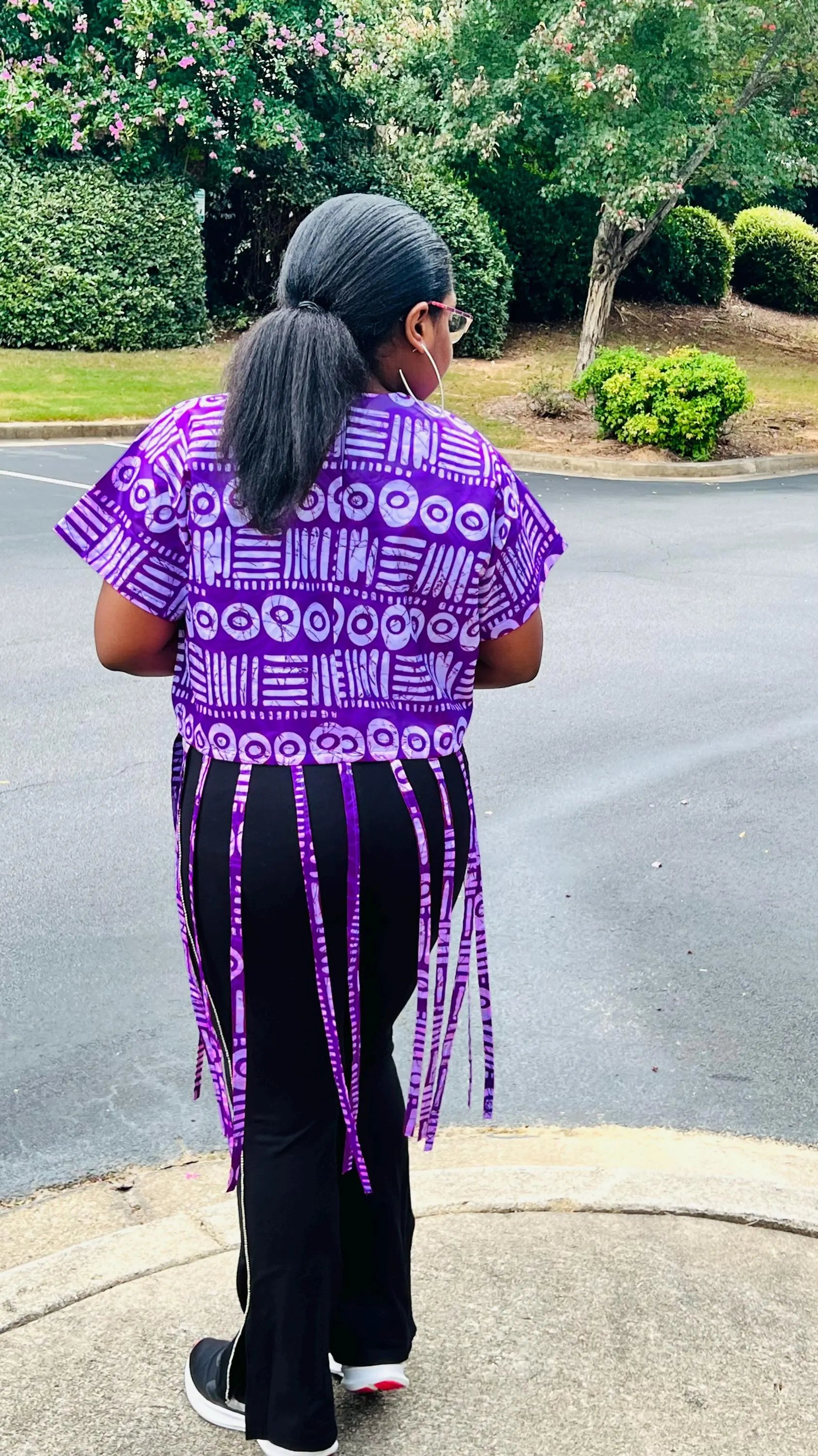 Women's African Style Crop Top | DelightfulCouture