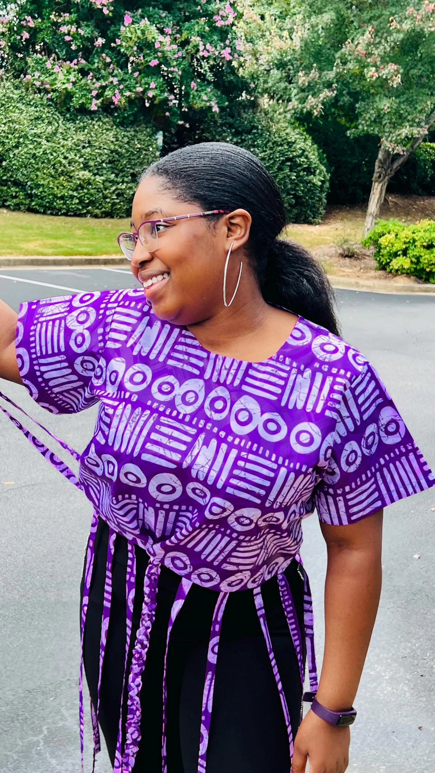 Women's African Style Crop Top | DelightfulCouture