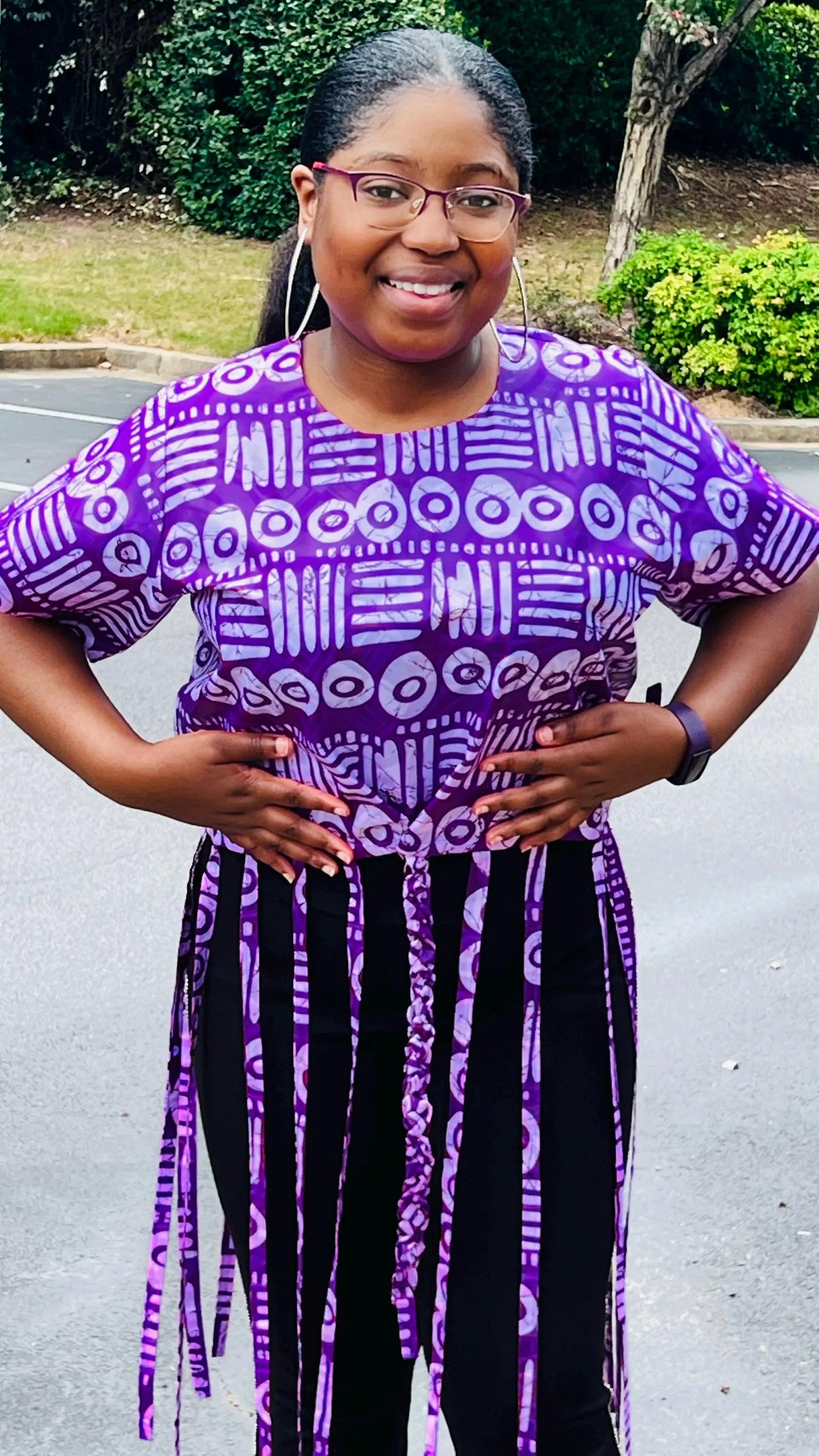 Women's African Style Crop Top | DelightfulCouture