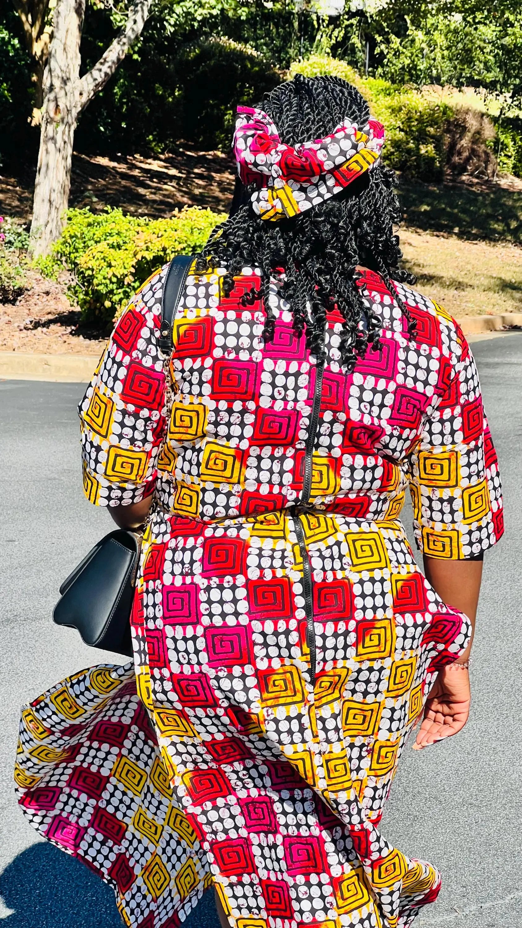 Women's African Style Long Pencil Dress | DelightfulCouture