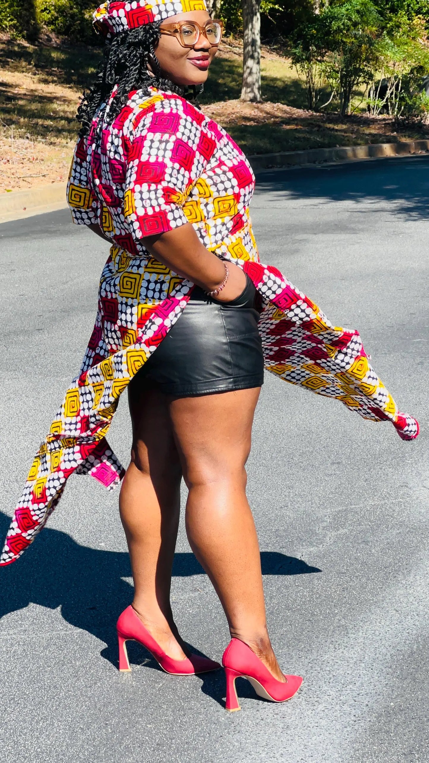 Women's African Style Long Pencil Dress | DelightfulCouture