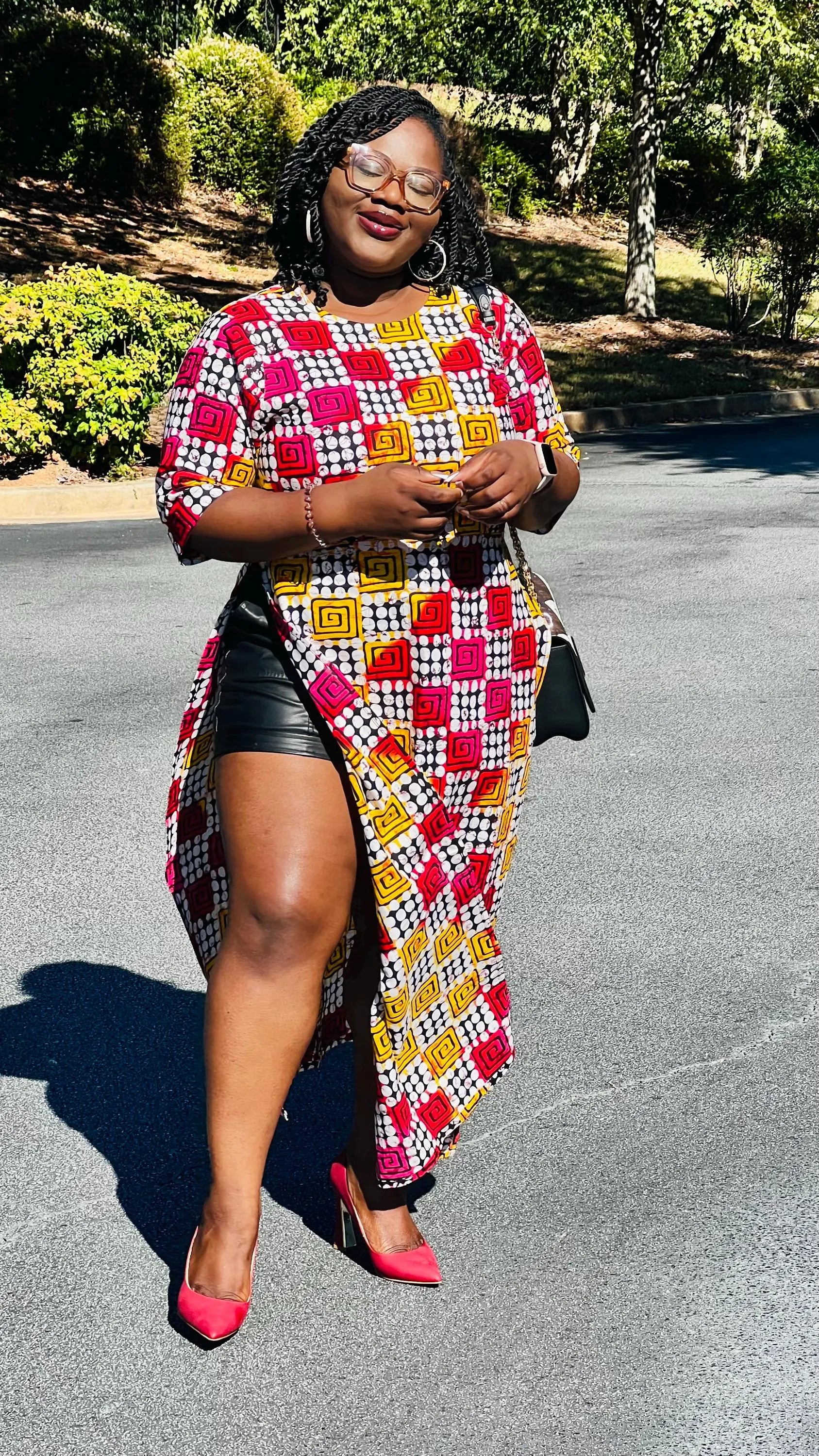 Women's African Style Long Pencil Dress | DelightfulCouture