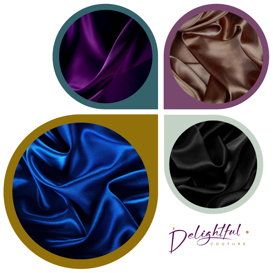 Delightful Couture's Satin Fabric Products!